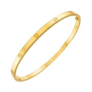 Cartier Love Bracelet, Small, #19, 18K Yellow Gold 750 Bracelet/Bangle